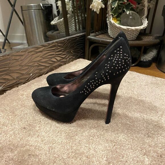 🌹Paris Hilton🌹 Vintage Rhinestone Studded Closed Toe Stiletto Heels - Picture 5 of 8